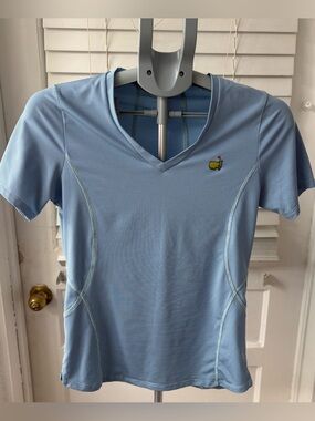 Masters Tournament Magnolia Lane Tech Golf Shirt Women’s Small